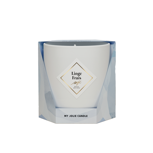 MY JOLIE CANDLE Bougie bijoux LES ESSENTIELLES blanc