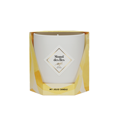 MY JOLIE CANDLE Bougie bijou Les essentielles Blanc Monoi des iles 200G