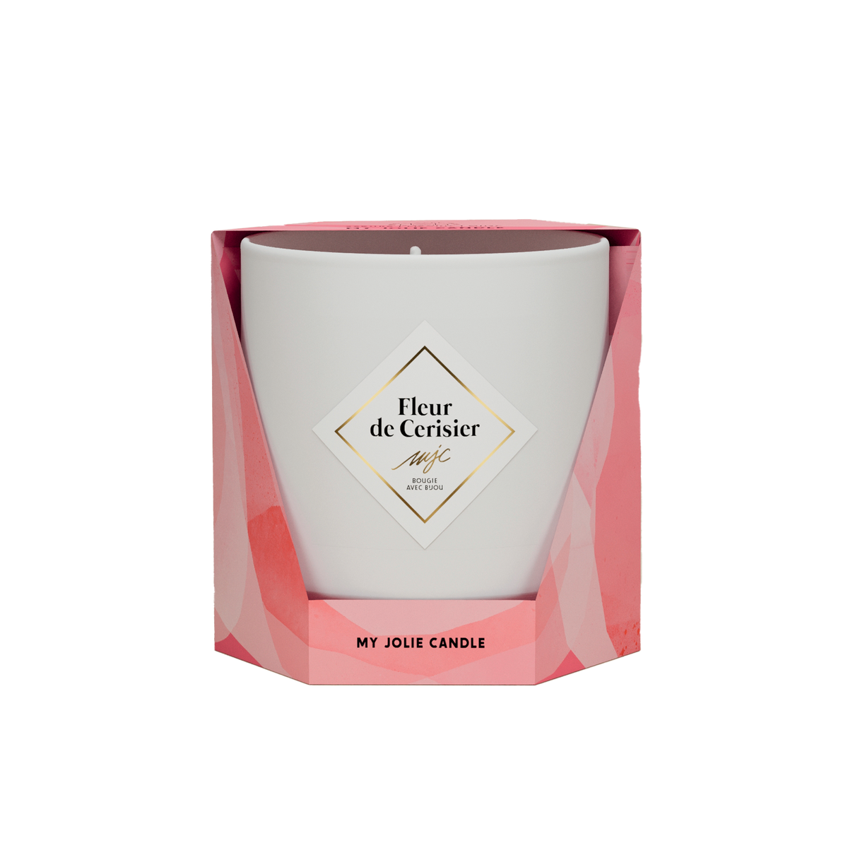 MY JOLIE CANDLE Bougie bijou Les essentielles Blanc Fleur de cerisier 200G