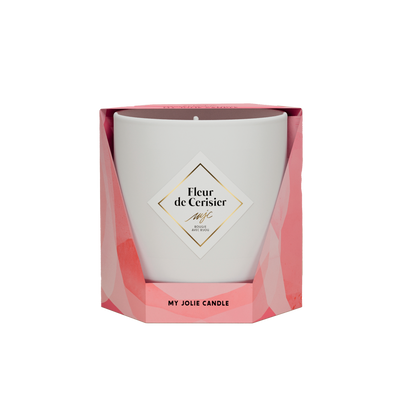 MY JOLIE CANDLE Bougie bijou Les essentielles Blanc Fleur de cerisier 200G