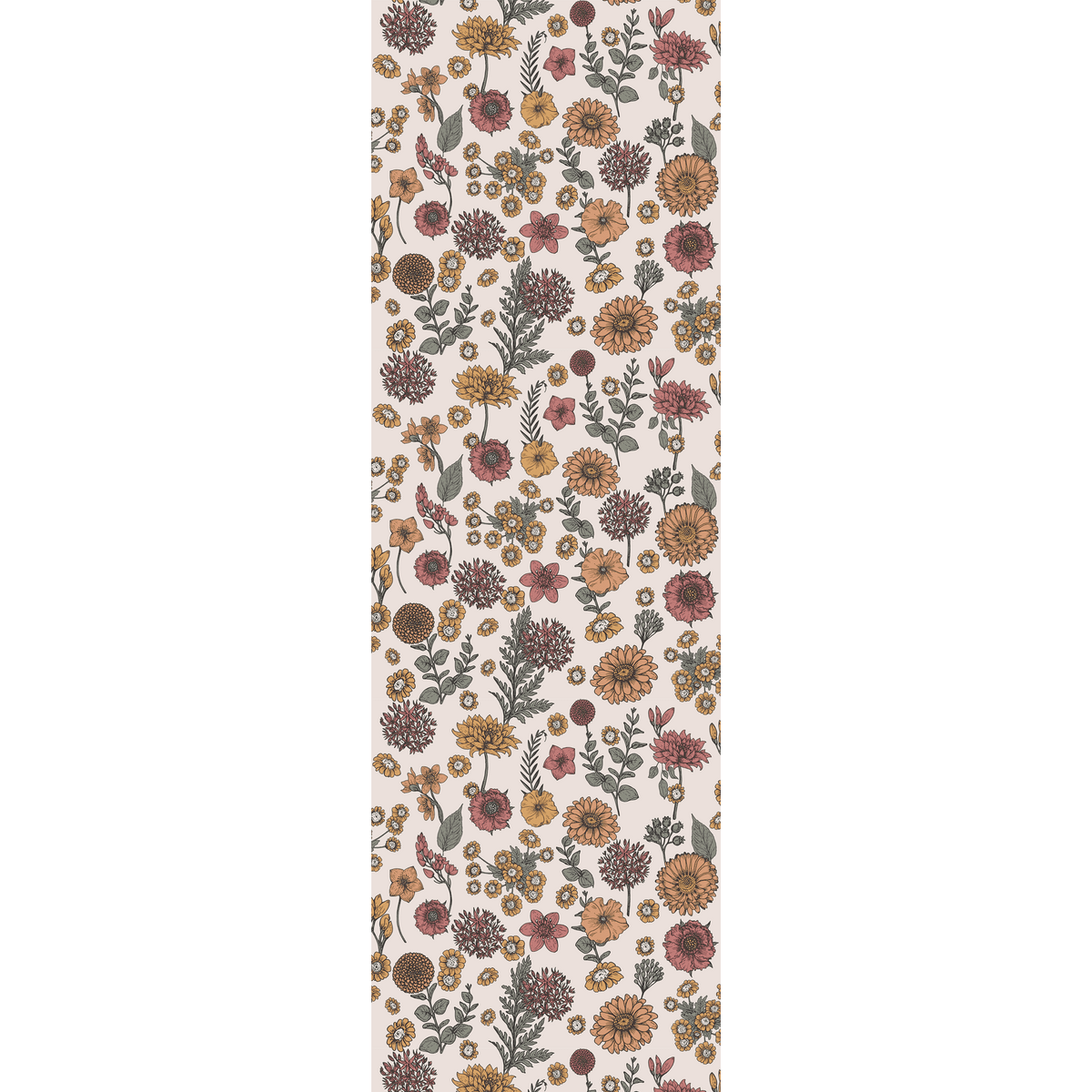 4MURS Papier peint intissé Aline Multicolore