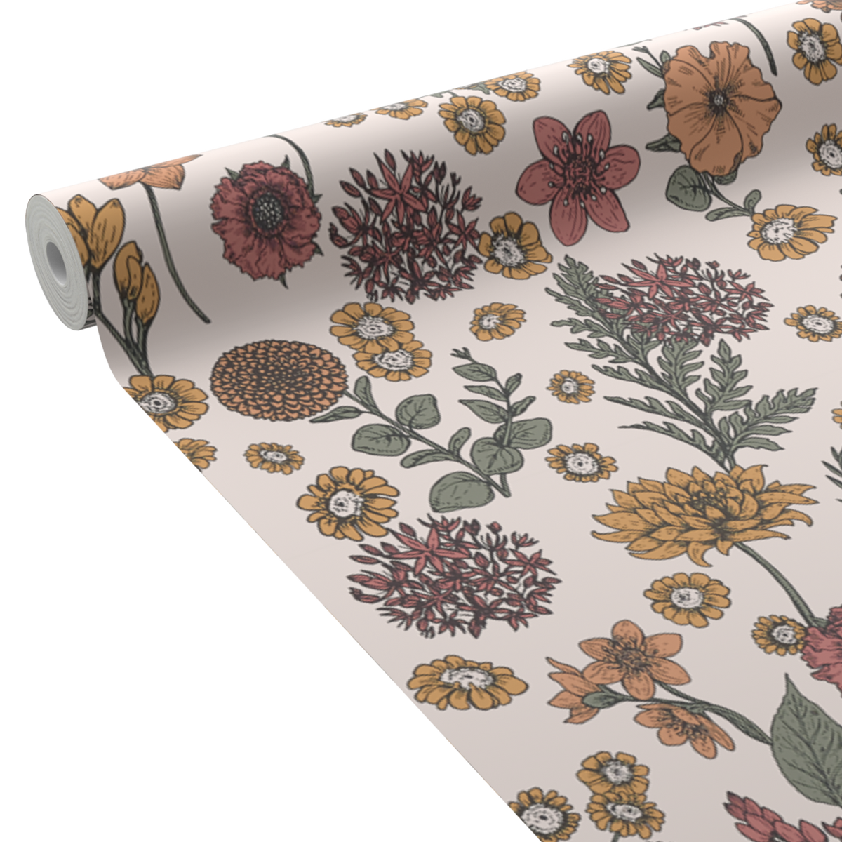 4MURS Papier peint intissé Aline Multicolore