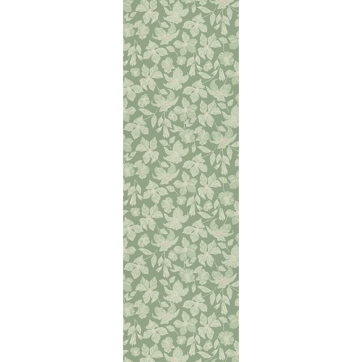 4MURS Papier peint intissé Clematite Vert de gris