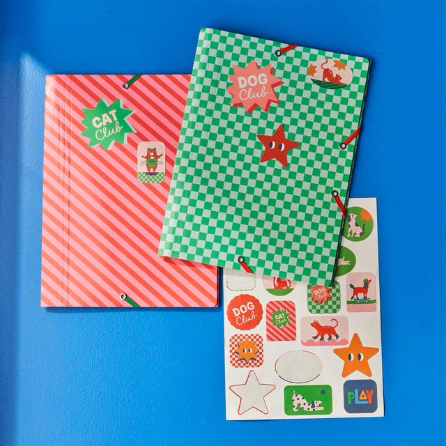 4MURS Pochette à rabat DOG CLUB coloris vert