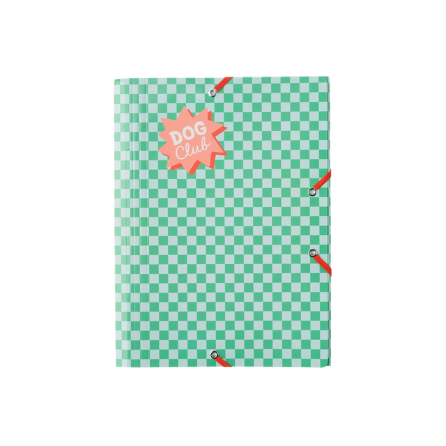 4MURS Pochette à rabat DOG CLUB coloris vert