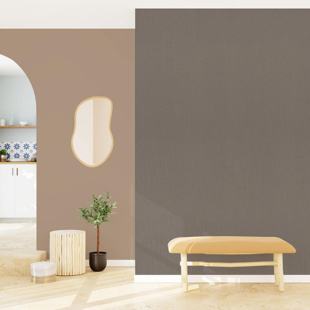 Papier peint intissé FLORENTINE coloris muscade