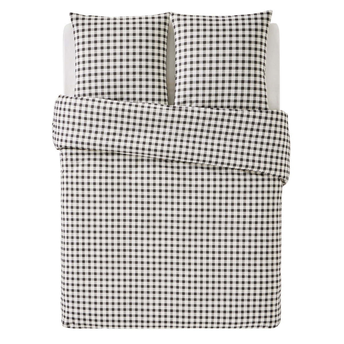 4MURS Parure de lit en toile de coton Sol Beige/anthracite