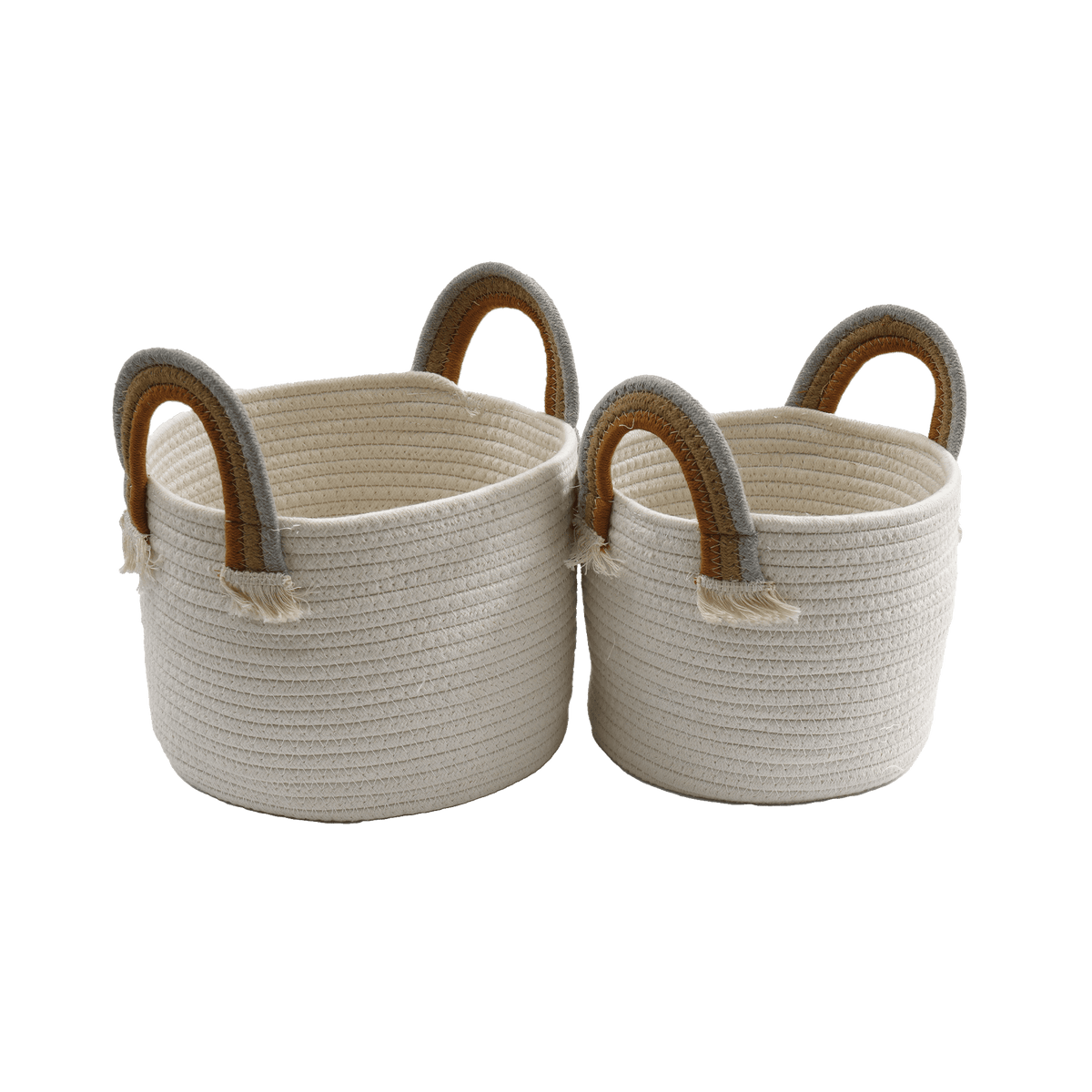 Panier de rangement Arc-en-ciel Beige