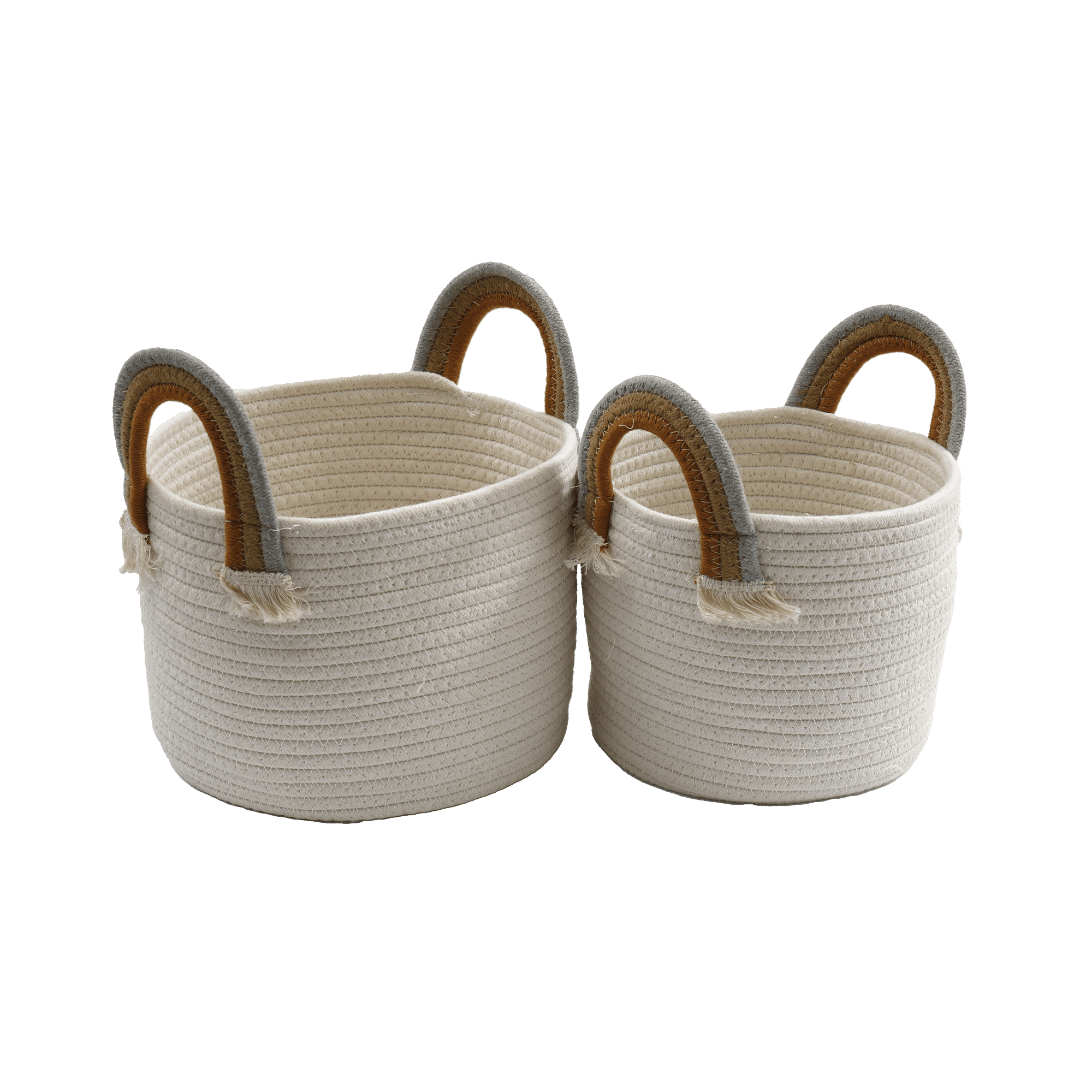 Panier de rangement Arc-en-ciel Beige