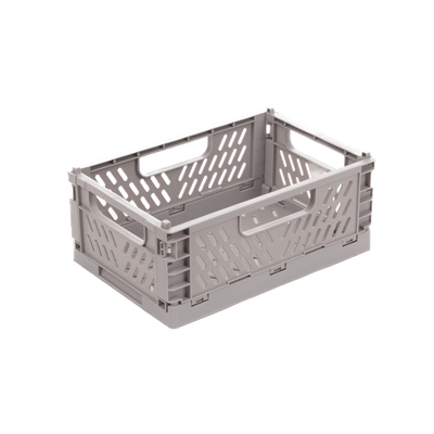 AMADEUS CADES Panier de rangement Mahé Gris