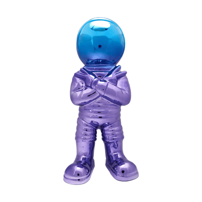BON PARFUMEUR Figurine Astronaute Bleu, mauve