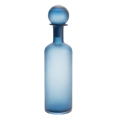 AMADEUS CADES Bouteille décorative Ablu Bleu mat