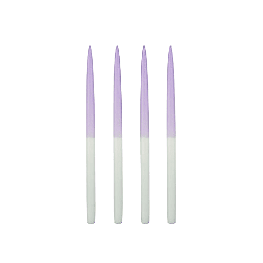 Bougie Dip-dye Mauve