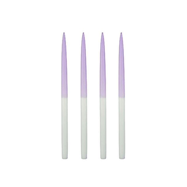 Bougie DIP-DYE coloris mauve