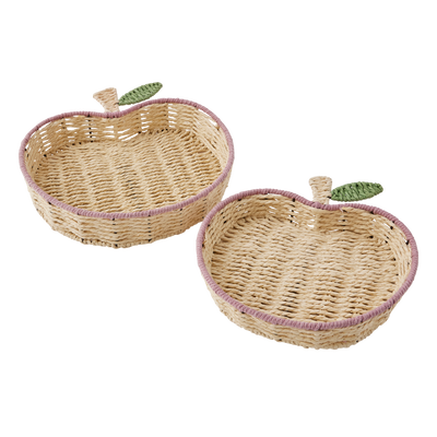 Panier de rangement Pomme Beige
