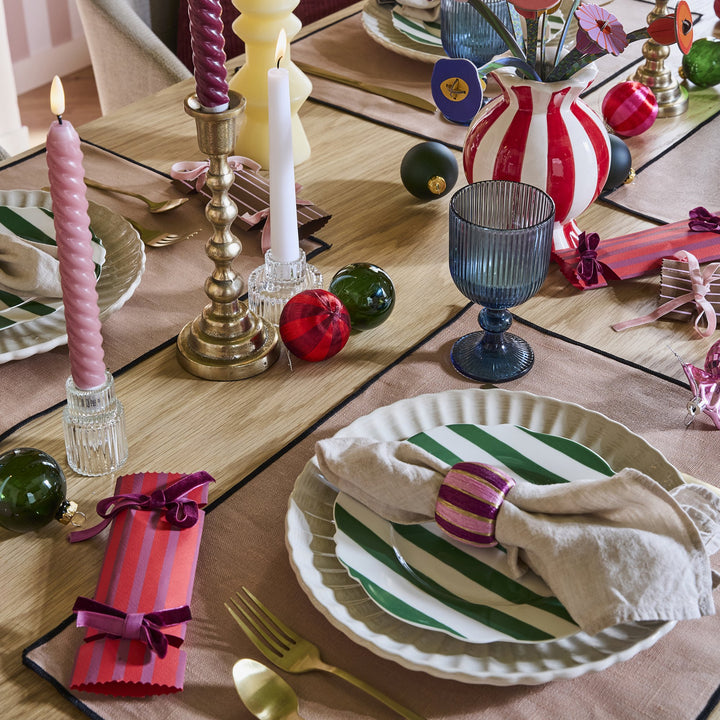 Assiette Lexi Blanc, vert