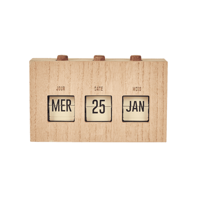 Calendrier Flip flap Beige