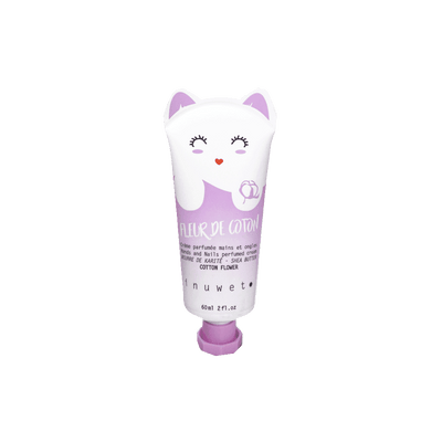 INUWET Crème mains Chat fleur de coton Mauve Fleur de coton 60ML
