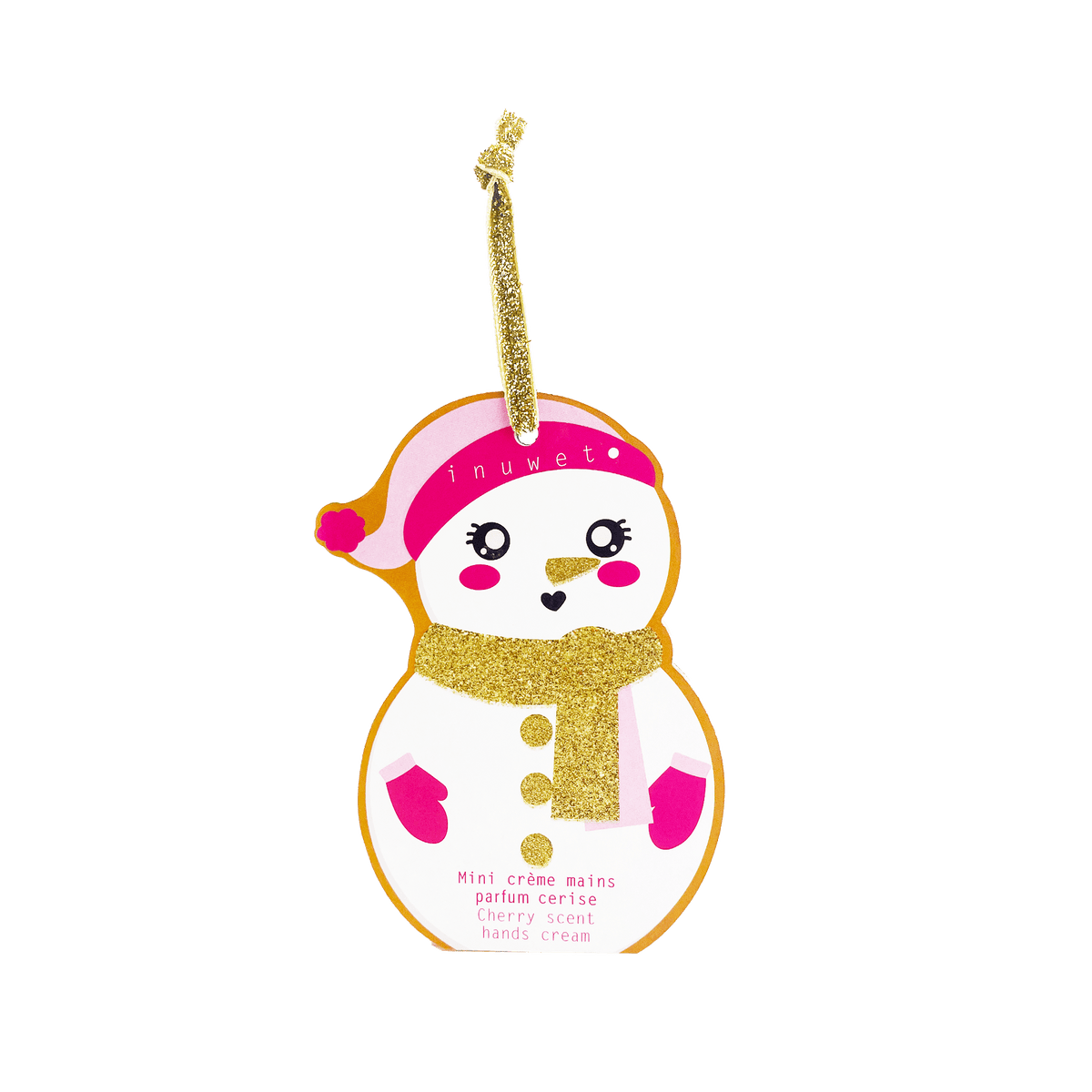 INUWET Crème mains Santa snow Blanc Cerise 20ML