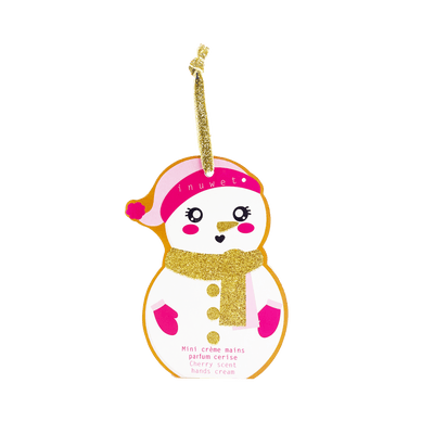 INUWET Crème mains Santa snow Blanc Cerise 20ML