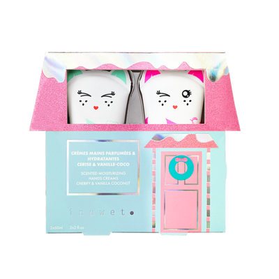 INUWET Crème mains Cottage box Bleu Coco, cerise 120ML