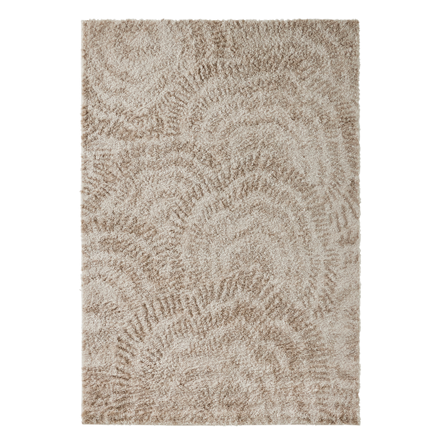Tapis IDAE coloris ivoire sable 160 x 230 cm