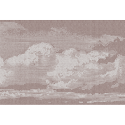 Papier peint panoramique XL Nube Vieux rose Satiné