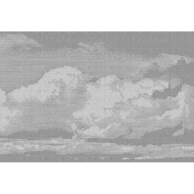 Papier peint panoramique XL Nube Gris perle Satiné