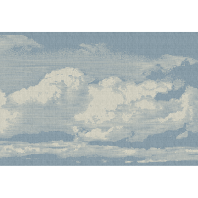 Papier peint panoramique XL Nube Bleu ciel Satiné