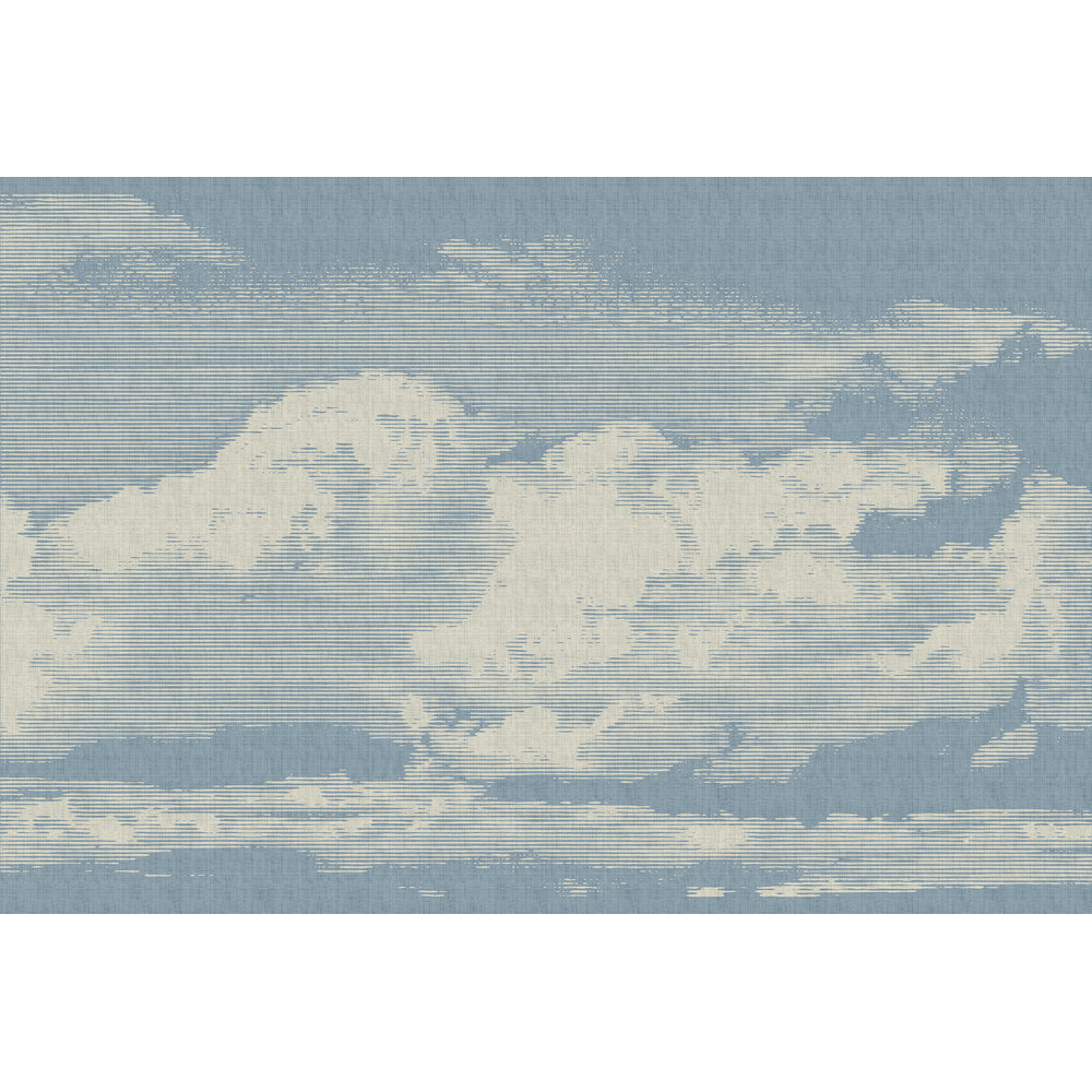 Papier peint panoramique XL Nube Bleu ciel Satiné