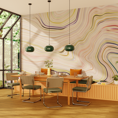 Papier peint panoramique XL Kanny Pastels fondus Satiné