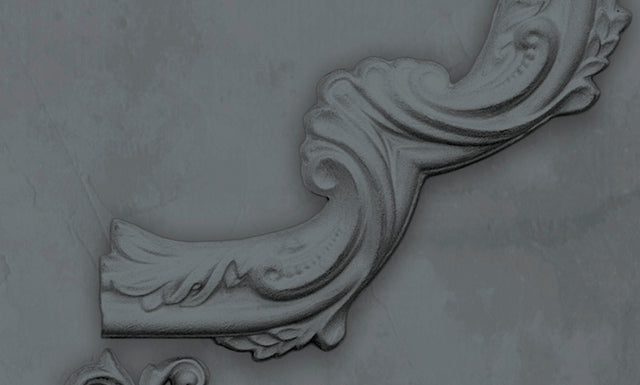 Papier peint panoramique XL AGNES 400 x 270 cm gris moyen