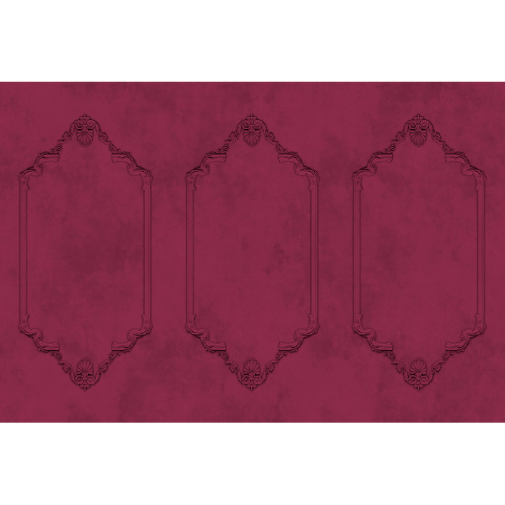 Papier peint panoramique XL Agnes Framboise Satiné