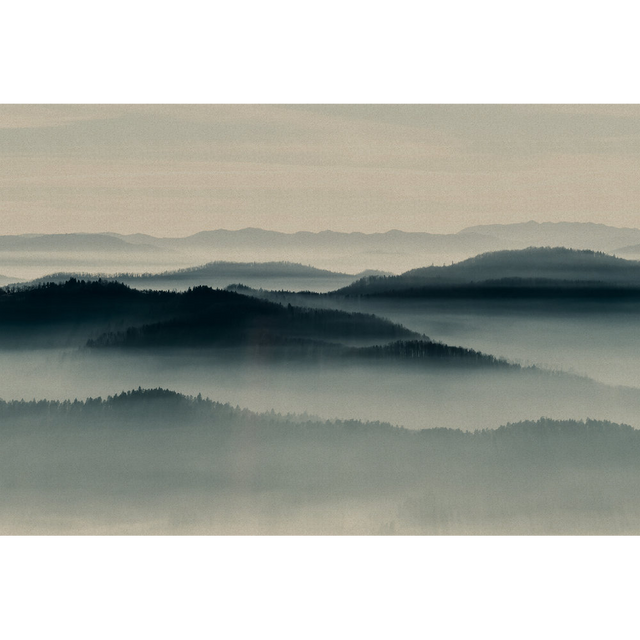 Papier peint panoramique XL DENALI 400 x 270 cm bleu dilué