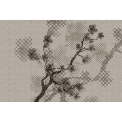 Papier peint panoramique XL Rama Grège Satiné