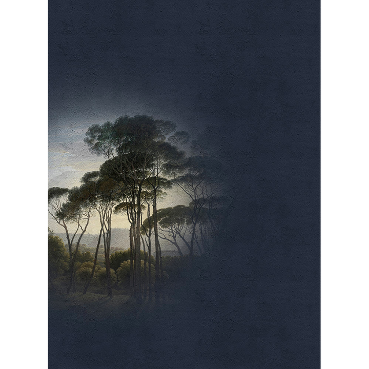 Papier peint panoramique L Toscania Bleu nuit Satiné