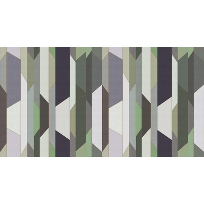 Papier peint panoramique XXL Theotime Vert Satiné