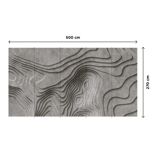 Papier peint panoramique XXL KANNYCONCRET 500 x 250 cm