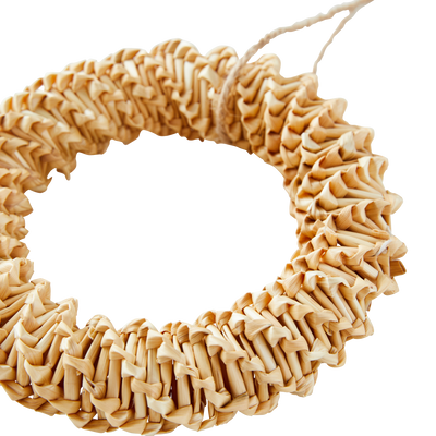 Décoration à suspendre Couronne l Paille