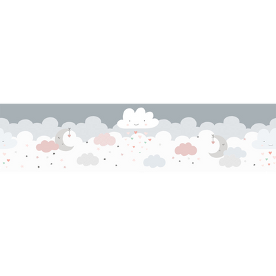 Frise adhésive Nebiolo Rose pastel