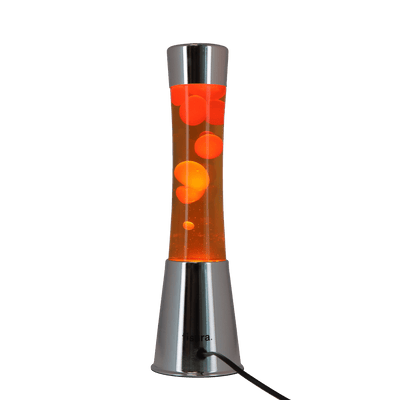 FISURA Lampe à lave Lava chromée Argent