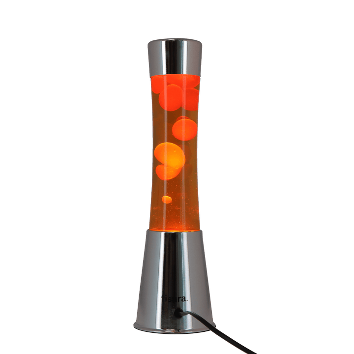 FISURA Lampe à lave Lava chromée Argent