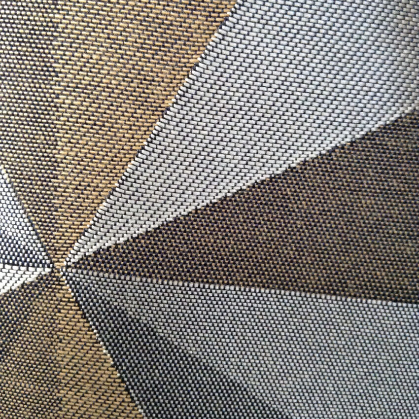 Zoom sur tissu rideau