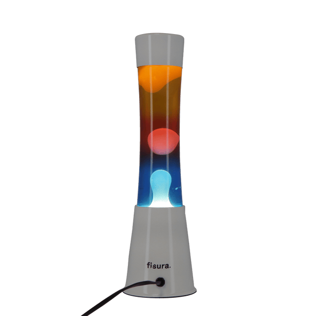 Fisura Lampe à lave LAVA WHITE coloris blanc 39,5 x 11 cm