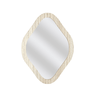 Miroir en bois Elio Beige