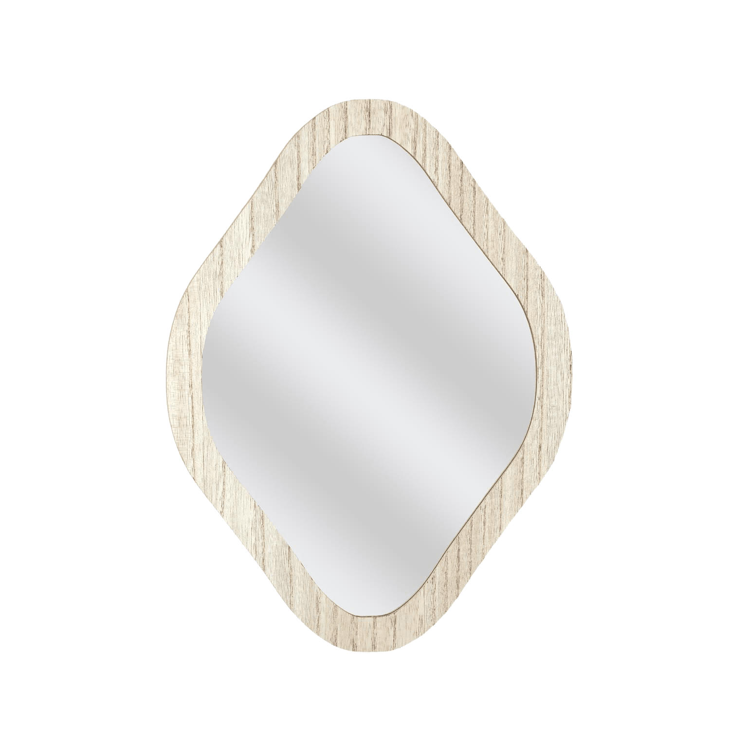 Miroir en bois Elio Beige