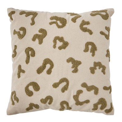 Coussin Leonia Beige rosé/vert