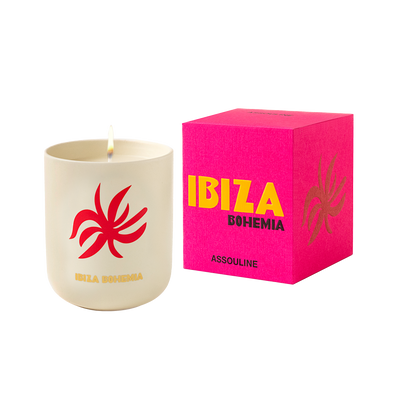 ASSOULINE Bougie parfumée Ibiza travel Rose Bergamote, citron, pomme verte, patchouli 319G