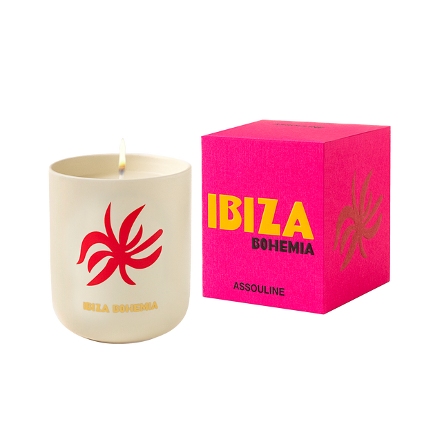 Assouline Bougie parfumée IBIZA TRAVEL Bergamote, citron, pomme verte, patchouli