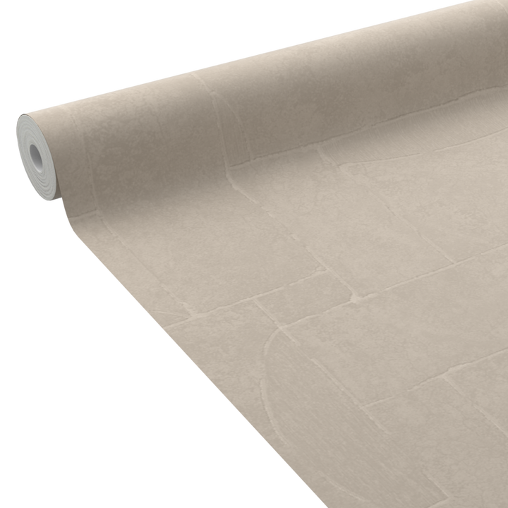 4MURS Papier peint intissé Clay Blanc crème